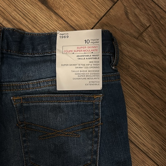 Girls Gap 1969 Super Skinny Star Jeans Sz 10 NWT - Picture 4 of 4